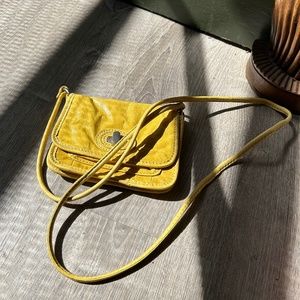 Extra mini Yellow Fossil Purse